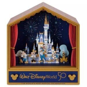 Disney Jewelry Box 50th Anniversary Mickey Donald Goofy Music Dancing - NIB